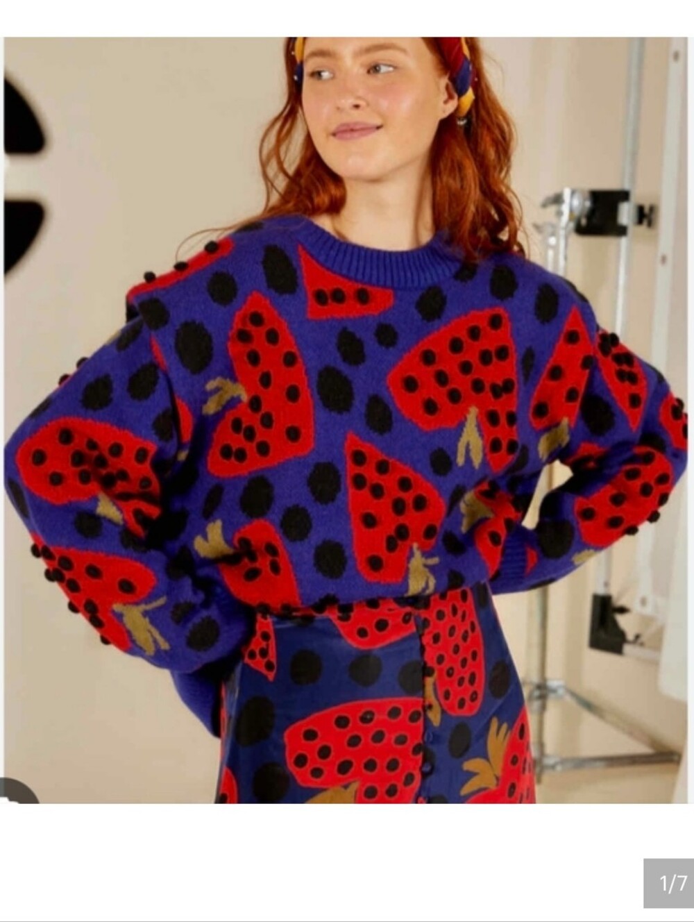 Farm Rio Heartberry Sweater